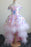 Pink Off-the-shoulder Sequined Asymmetrical Dress - Flower Girl Dresses