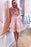 Pink Tiered Homecoming Party with Appliques A Line Sleeveless Graduation Dress - Prom Dresses