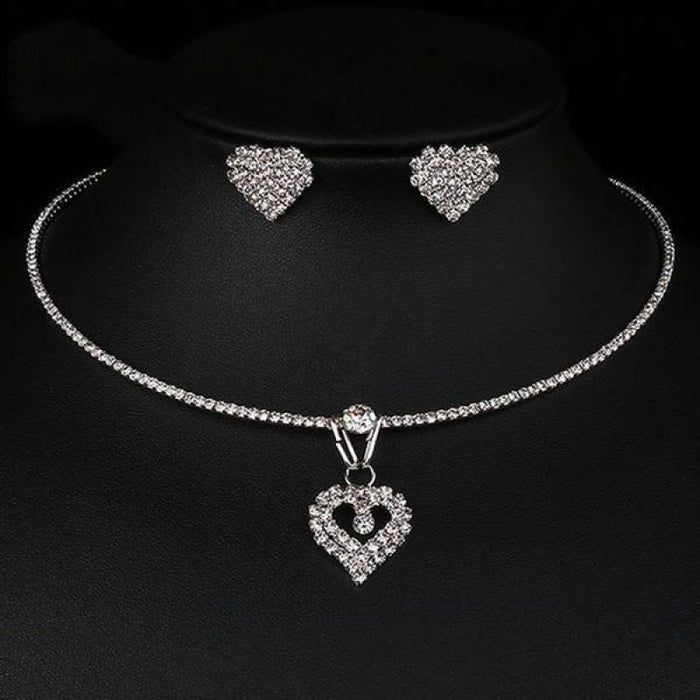 Popular Crystal Necklace Earrings Jewelry Sets | Bridelily - jewelry sets