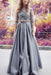 Precious Best Modest Half Sleeves Two Lace Crop 2 Pieces Sexy Prom Dress - Prom Dresses