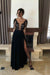 Pretty Pretty Sleeves Side Slit Prom with Lace Long Evening Dress - Prom Dresses