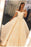 Princess Ball Gown Off the Shoulder Floor-length Satin Prom Dress with Lace - Prom Dresses