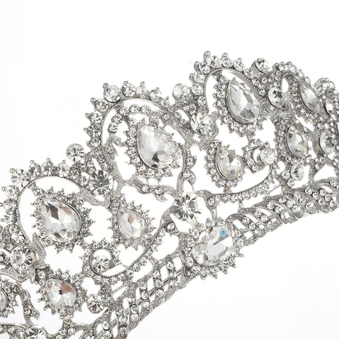 Princess Crown Crystal Womens Tiaras | Bridelily - tiaras