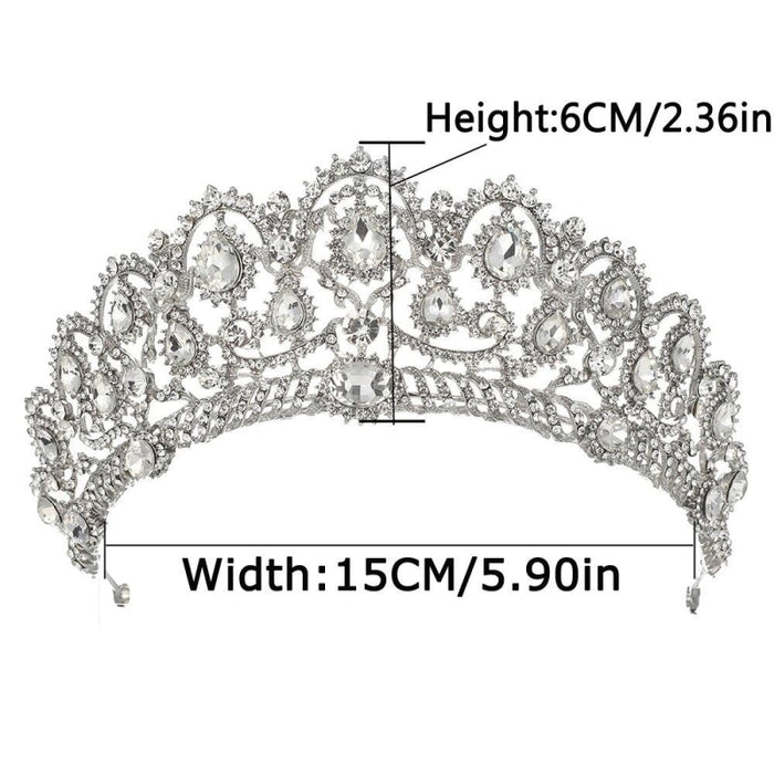 Princess Crown Crystal Womens Tiaras | Bridelily - tiaras