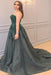 Princess Sweetheart Sleeveless Applique Court Train Tulle Plus Size Prom Dresses - Prom Dresses