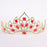 Princess Vintage Crystal Handmade Tiaras | Bridelily - red - tiaras