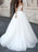 Princess Wedding Dress 2021 Ball Gown Sweetheart Neck Long Sleeves backless Lace Tulle Bridal Dresses With Court Train