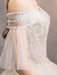 Princess Wedding Dress Ivory Off The Shoulder Floor Length Bridal Gown
