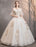 Princess Wedding Dress Ivory Off The Shoulder Floor Length Bridal Gown
