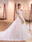 Princess Wedding Dresses Off The Shoulder Bridal Dress Straps Lace Applique Beading Wedding Gown With Long Train