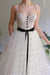 Princess White Tulle A-line Sweetheart Prom Dress With Sash - Prom Dresses