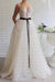 Princess White Tulle A-line Sweetheart Prom Dress With Sash - Prom Dresses