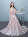 Prom Dresses Long Soft Pink Satin Evening Dress Halter Beading Pleated Floor Length Formal Party Dress