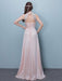Prom Dresses Long Soft Pink Satin Evening Dress Halter Beading Pleated Floor Length Formal Party Dress