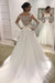 Puffy Long Sleeves Gorgeous Tulle Beads Wedding Dress - Wedding Dresses
