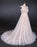 Puffy Sleeveless Lace Elegant A Line Backless Wedding Dress - Wedding Dresses