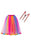 Rainbow Knee Length Skirt Layered Tulle Skirt Colorful Costumes for Girls | Bridelily - Rianbow / One Size - wedding petticoats
