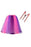 Rainbow Knee Length Skirt Layered Tulle Skirt Colorful Costumes for Girls | Bridelily - Fuchsia / One Size - wedding petticoats