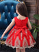 Flower Girl Dresses Jewel Neck Short Sleeves Bows Kids Social Party Dresses