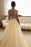 Romantic V Neck Beach with Lace Appliques A Line Wedding Dress - Wedding Dresses