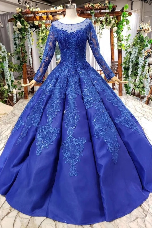 Royal Blue Gold Applique Royal Blue Quinceanera Ball Gown With Puffy Off  Shoulder Design And Lace Up Detail For Women Perfect For Sweet 16, Prom,  And Special Occasions In 2022 Style C0730