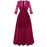 Sexy Hollow Out Pink Chiffon Lace Dress - Burgundy / S - lace dresses