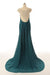 Sexy Mermaid Dagreen Prom Dress With Pearls - Prom Dresses