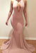 Sexy Mermaid Ruffles Sleeveless Sweep Train Plus Size Evening Dresses with Keyhole - Prom Dresses