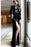 Sexy Sleeve Split Lace Prom Side Slit Long Evening Dress - Prom Dresses
