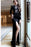 Sexy Sleeve Split Prom Side Slit Long Evening Dress with Lace - Prom Dresses