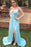 Sexy Spaghetti Strap Side Slit Evening Flowy Long Prom Dresses - Prom Dresses