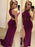 Sheath Jersey Scoop Sleeveless Floor-Length With Ruffles Dresses - Prom Dresses