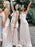 Sheath Sweetheart Pearl Pink Satin Long Bridesmaid Dress - Bridesmaid Dresses