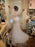Sheer O-Neck Long Sleeve Lace Mermaid Wedding Dresses - wedding dresses