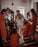 Shift V-Neck Floor Length Orange Chiffon Bridesmaid Dress - Bridesmaid Dresses