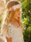 Ivory Flower Girl Dresses Jewel Neck Short Sleeves Lace Formal Kids Pageant Dresses