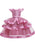 Flower Girl Dresses Jewel Neck Tulle Short Sleeves Knee Length Princess Silhouette Beaded Formal Kids Pageant Dresses