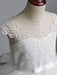 Flower Girl Dresses Jewel Neck Short Sleeves Tiered Kids Pageant Dresses