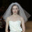 Short Two Layer 75Cm Veiling Combe Wedding Veils | Bridelily - wedding veils