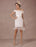 Short Wedding Dress Mermaid Off-the-shoulder Satin Vintage Wedding Dress Ruffles Mini Bridal Summer Wedding Dresses 2021