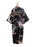 Silk Satin Wedding Bride Sleepwear Robes | Bridelily - black / One Size - robes
