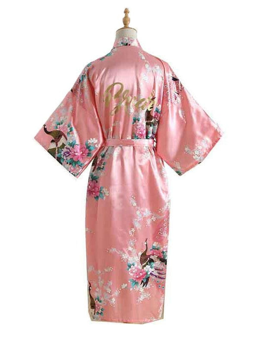 Silk Satin Wedding Sleepwear Robes | Bridelily - 25 / One Size - robes