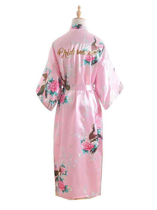 Silk Satin Wedding Sleepwear Robes | Bridelily - 11 / One Size - robes