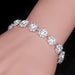Silver Color Rhinestone Flower Bridal Jewelry Sets | Bridelily - jewelry sets