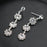 Silver Color Rhinestone Flower Bridal Jewelry Sets | Bridelily - jewelry sets