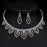 Silver Plated Crystal Bridesmaid Bridal Jewelry Sets | Bridelily - jewelry sets