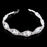 Silver Rhinestone Necklace Earrings Bracelet Jewelry Sets | Bridelily - jewelry sets