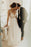 Simple Beading Long Tulle Beach A Line Deep V Neck Wedding Dress - Wedding Dresses