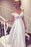 Simple Satin Off-the-shoulder Sexy Sweep Train Beach Wedding Dress - Wedding Dresses