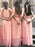 Simple Sleeveless Floor-Length Pink Bridesmaid Dress - Bridesmaid Dresses